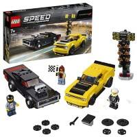 LEGO Speed Champions 2018 Dodge Challenger SRT Demon und 1970 Dodge Charger R / T. 75893 Bauset 7+ Jahre