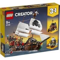 LEGO Creator 3-in-1 Piratenschiff Bau Spielzeug für Kinder 31109 Bauset Ab 9 Jahre