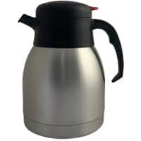 Vakuum Kanne ThermosteeL Edelstahl 1,5 l Edelstahl Silber, Schwarz