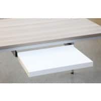 Bisley Tastaturablage Größe XL Weiß 110-150 x 500 x 350 mm