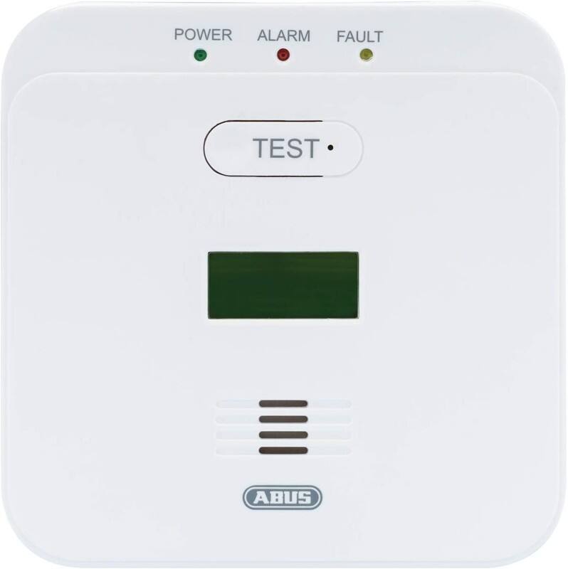 ABUS Kohlenmonoxiddetektor COWM510 Wand Weiß