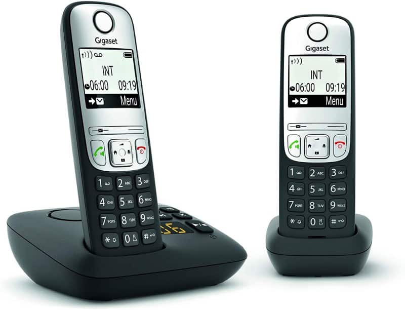 Gigaset DECT Telefon A690A Duo Schwarz Schnurlos