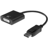 ewent Adapterkabel Display Port Stecker - DVI Buchse Schwarz