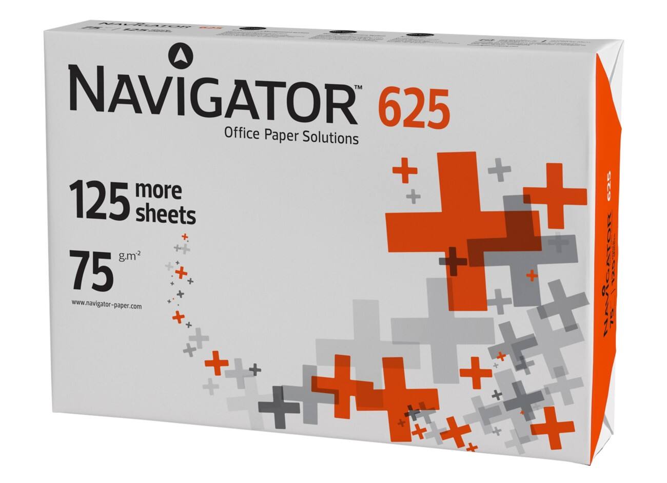 Navigator 625 Papier A4 75 gsm 136 CIE Weiß 625 Blatt