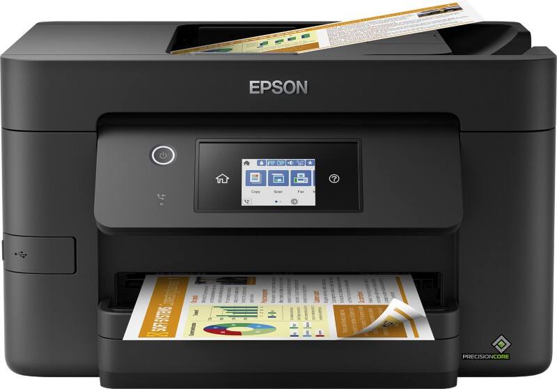 Epson WORKFORCE PRO WF-3820DWF Farb Tintenstrahl Multifunktionsdrucker DIN A4 Schwarz