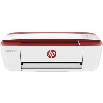 HP DeskJet 3790 Farb Tintenstrahl All-in-One Drucker DIN A4 Rot, Weiß
