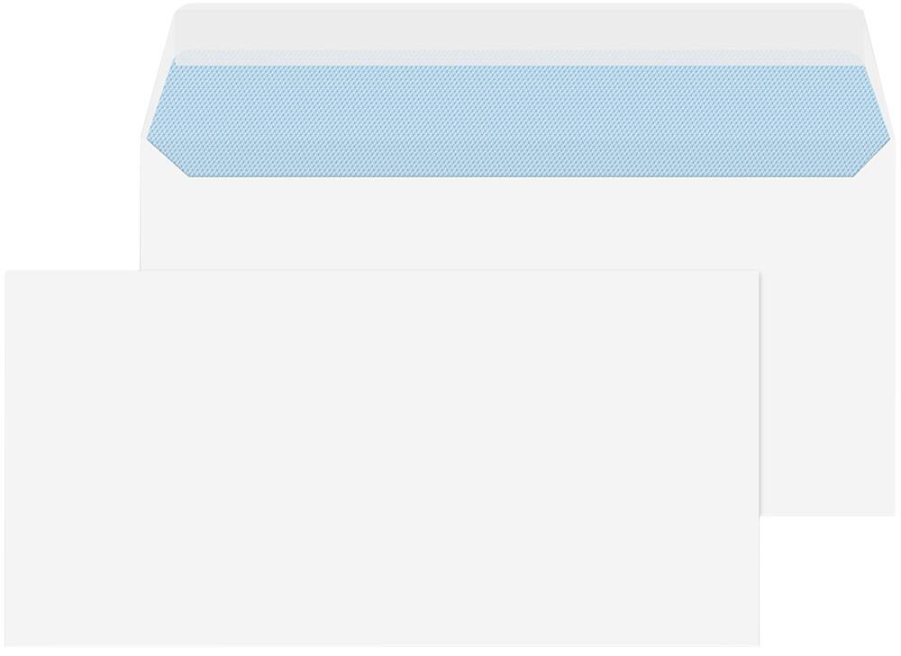 Purely Everyday Briefumschlag Peel and Seal 220 x 110 mm Weiß Packung mit 50 Stück