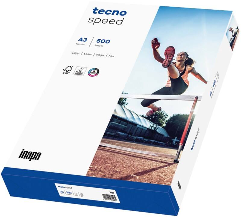 tecno Speed DIN A3 Druckerpapier Weiß 80 g/m² 500 Blatt
