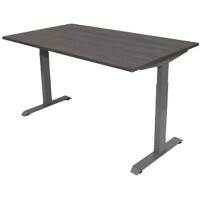 euroseats Tisch Logan Eiche Braun, Grau 1.400 x 800 x 840 mm