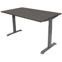 euroseats Tisch Logan Eiche Braun, Grau 1.600 x 800 x 840 mm