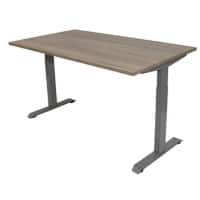euroseats Tisch Robson Eiche Braun, Grau 1.400 x 800 x 840 mm