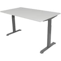 euroseats Tisch Grau, Weiß 1.600 x 800 x 840 mm