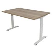 euroseats Tisch Natürliche Eiche Braun, Weiß 1.400 x 800 x 840 mm