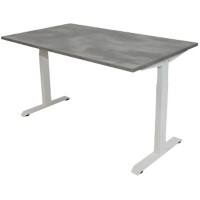 euroseats Tisch Oxyd Grau, Weiß 1.200 x 800 x 840 mm