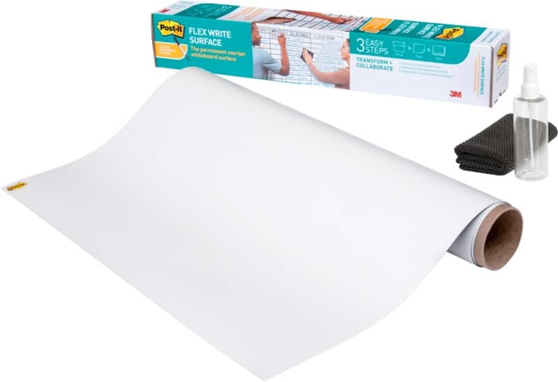 Post-it Flex Write Surface Whiteboard-Folie 91 x 61 cm Weiß 7100299573  