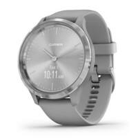 GARMIN vívomove 3 Smartwatch Silber Gehäusefarbe 44 x 44 x 11.3 mm Gehäusegröße Grau Armbandfarbe