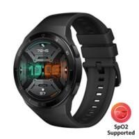 HUAWEI GT 2e Smartwatch Schwarzer Edelstahl Gehäusefarbe 53 x 46.8 x 10.8 mm Gehäusegröße Schwarz Armbandfarbe