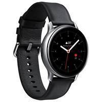 SAMSUNG Galaxy Watch Active2 Smartwatch Silber Gehäusefarbe 40 x 40 x 10.9 mm Gehäusegröße Schwarz Armbandfarbe