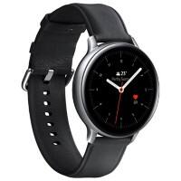 SAMSUNG Galaxy Watch Active2 Smartwatch Silber Gehäusefarbe 44 x 44 x 10.9 mm Gehäusegröße Schwarz Armbandfarbe