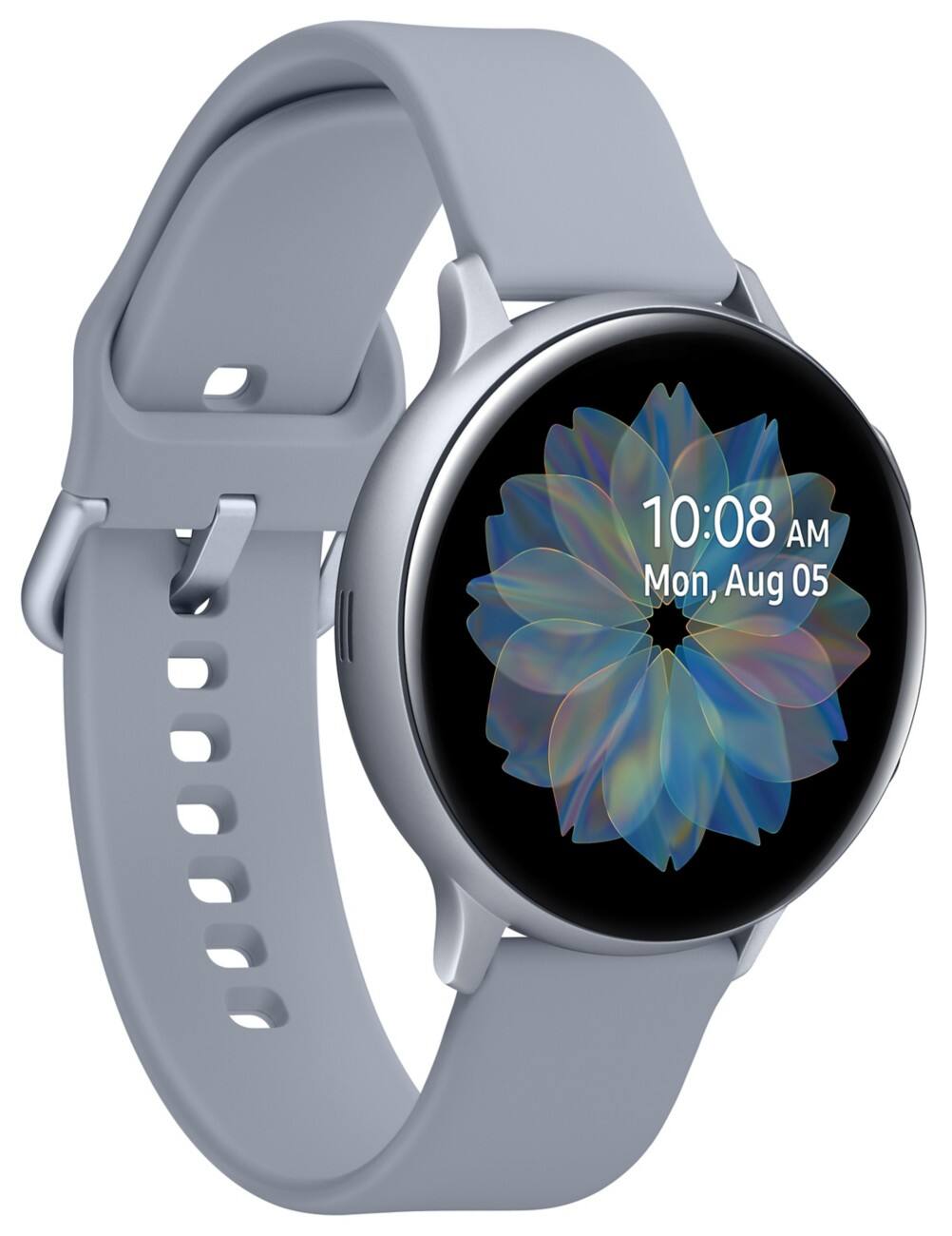SAMSUNG Galaxy Watch Active2 Smartwatch Gehäusefarbe Silber 44 x 44 x 10.9 mm Gehäusegröße Silber Armbandfarbe