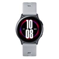 SAMSUNG Galaxy Watch Active2 Under Armour Smartwatch Schwarz Gehäusefarbe 40 x 40 x 10.9 mm Gehäusegröße Grau Armbandfarbe