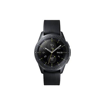 SAMSUNG Galaxy Watch SM-R810 Smartwatch Schwarz Gehäusefarbe 45.7 x 41.9 x 12.7 mm Gehäusegröße Armbandfarbe Schwarz
