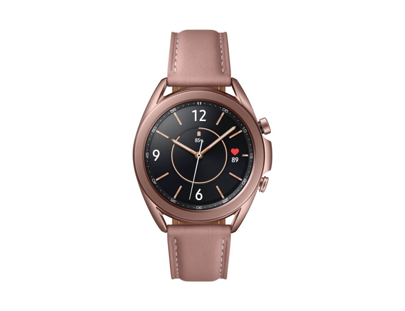 SAMSUNG Galaxy Watch Watch3 Smartwatch Bronze Gehäusefarbe 41 x 42.5 x 11.3 mm Gehäusegröße Bronze Armbandfarbe