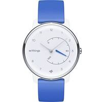 WITHINGS Move ECG HWA08-MODEL 2-ALL Aktivitätstracker Silber Gehäusefarbe Blau Armbandfarbe
