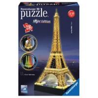 RAVENSBURGER Eiffelturm in Paris bei Nacht 12579 - leuchtet im Dunkeln 12579 3D Puzzle Deutsch