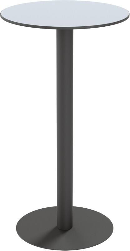 meet powered by PAPERFLOW Cross Kantinentisch Rund TRCROS60H.02 Melamin, Stahl 600 x 1.100 mm