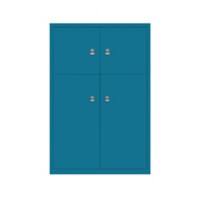 Bisley LateralFile Lodge Stahl Schließfach Schlüssel 800 x 470 x 1.225 mm Blau