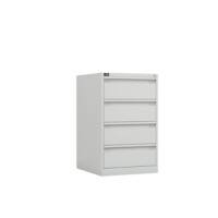 Bisley Karteischrank ECO Doppelbahnig A5 4 Schubladen Reinweiß 915 x 570 x 622 mm