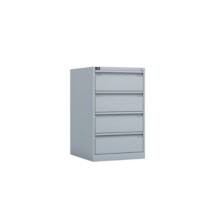Bisley Karteischrank ECO Doppelbahnig A5 4 Schubladen Lichtgrau 915 x 570 x 622 mm