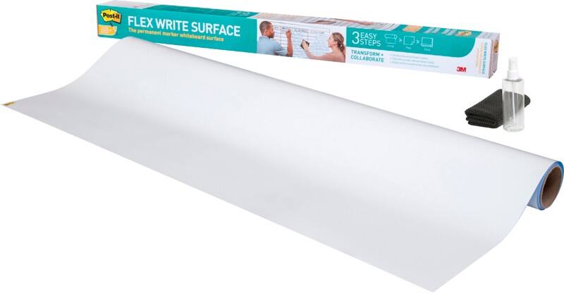 Post-it Flex Write Whiteboard-Folie Weiß FWS6x4 1 Rolle 1.219 m x 1.829 m