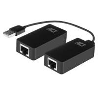 ACT USB-Verlängerungen über UTP AC6063 50m Schwarz