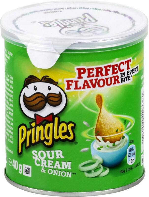 Pringles Sour Cream & Onion Chips 12 Stück à 40 g