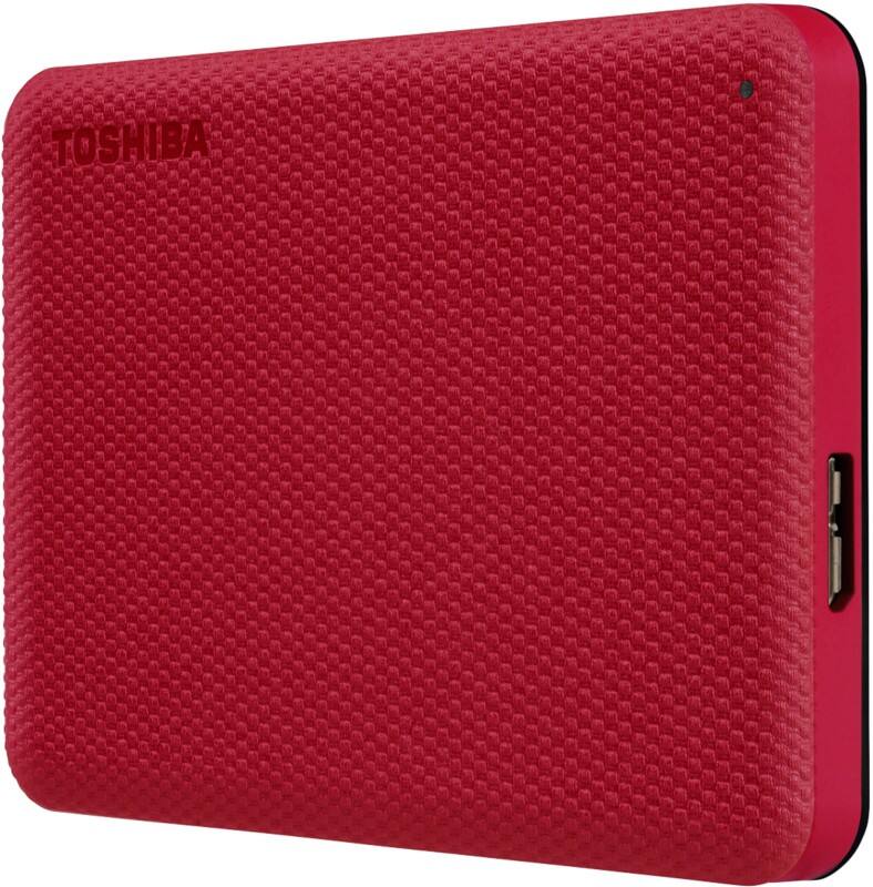 Toshiba 4 TB Festplatte Tragbar extern Canvio Advance USB 3.2 Gen 1 Rot