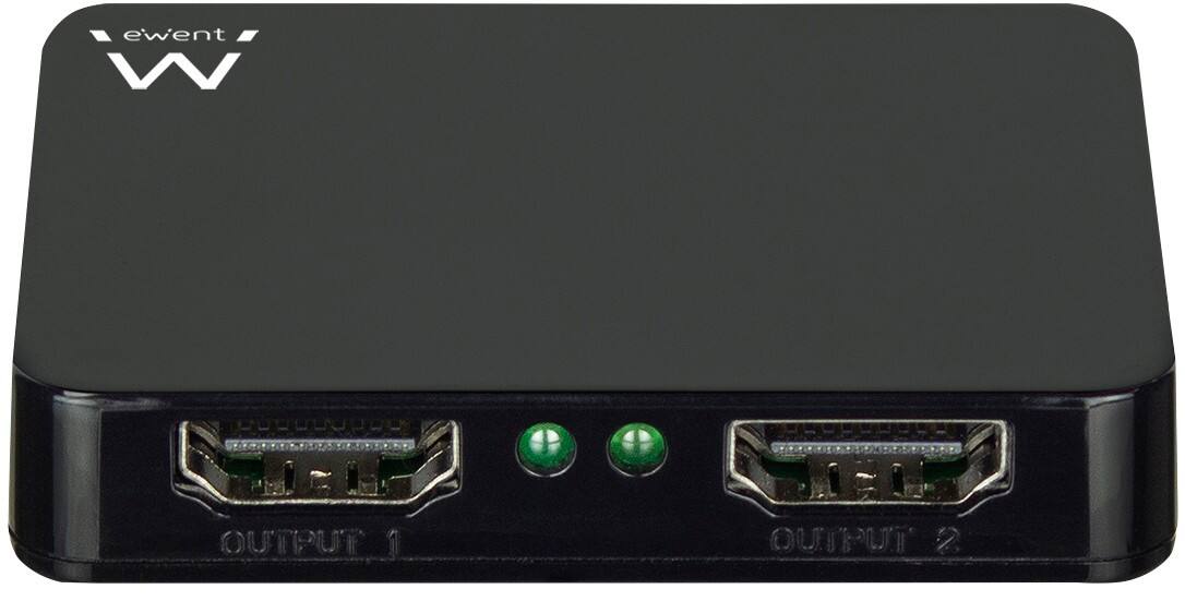 ewent 4K HDMI 1.4 Splitter 2 Anschlüsse Display 1 HDMI Quelle bis zu 2 Monitore
