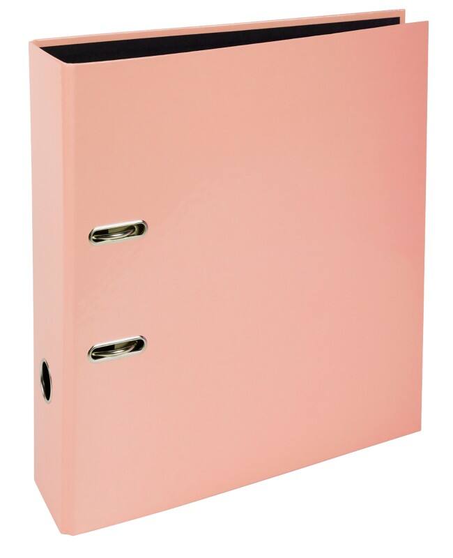 Exacompta Aquarel Prem Touch Breit Ordner A4 80 mm Koralle 2 Ringe 53567E Pappkarton Hochformat  10 Stück