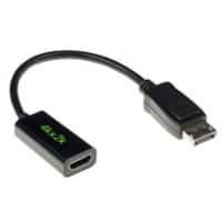 ACT DisplayPort zu HDMI Kabel DisplayPort Male HDMI Female 0.15 m Schwarz