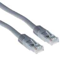 ACT Grau 1 M U/UTP Cat6 Patch-Kabel mit RJ45-Steckern