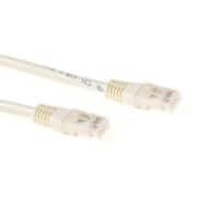 ACT Elfenbein 2 M U/UTP Cat6 Patchkabel mit RJ45-Steckern