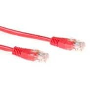 ACT RJ45 (8P8C) Male U/UTP CAT6 Patchkabel IB8501 Rot 1 m