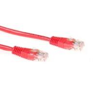 ACT Rot 5 M U/UTP Cat6 Patchkabel mit RJ45 Steckern