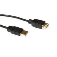 ACT USB A Male USB-Kabel USB A Female SB2220 Schwarz 1.8 m