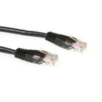 ACT Schwarz 3 M U/UTP Cat5E Patch-Kabel mit RJ45-Steckern