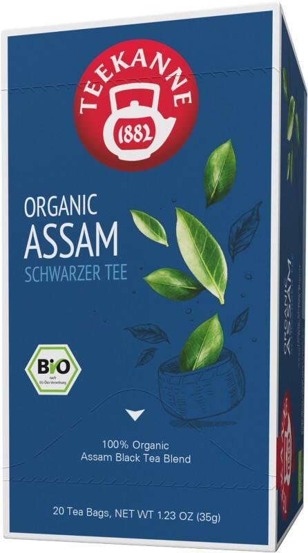 TEEKANNE Bio Assam Tee Packung mit 20 Stück