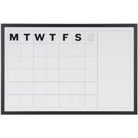 Bi-Office Kalender Magnetisch Wandmontage 90 (B) x 60 (H) cm Weiß
