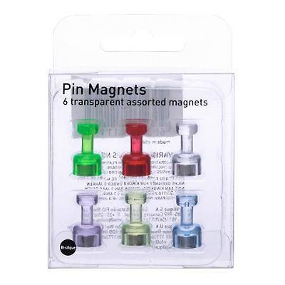 Bi-Office Whiteboard-Magnete Mehrfarbig IM356601 19 mm 6 Stück