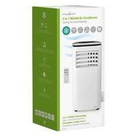 Nedis Mobile Klimaanlage Mobil Weiß 34 x 35,5 x 70 cm 9000 BTU 60 m²
